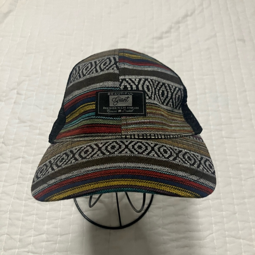 Beautiful Giant Multicolor Patterned Hat